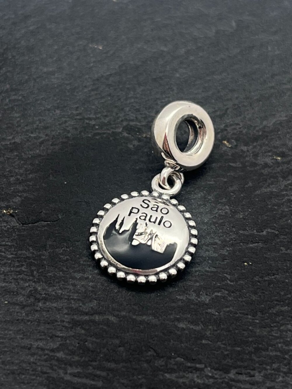 Pandora Brazil Sao Paulo Sterling Silver Dangle Charm Jewelry